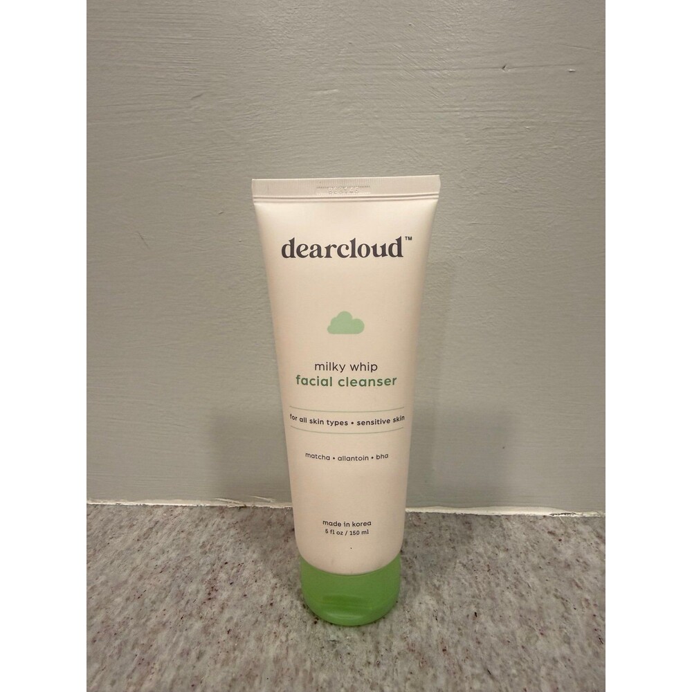 Dearcloud Milky Whip Facial Cleanser 5 fl oz - K-Beauty Matcha BHA Face Wash